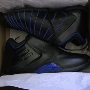 adidas Black and Blue Men's Sneakers